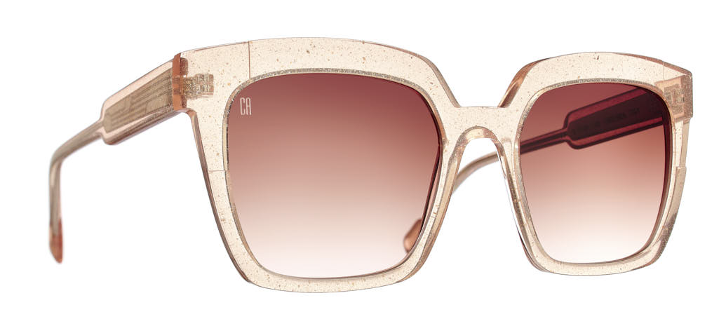 Caroline Abram HELSEA - VERT / ROSE - 782 stainless steel...
