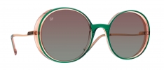 751 IRIS SUN GREEN / PEACH - IRIS SUN