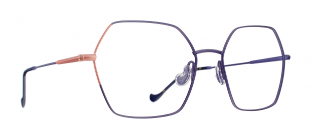 Caroline Abram VERONESE - BLEU / PRUNE stainless steel 327 -...