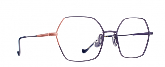 Caroline Abram VIKYTA - BLEU / PRUNE stainless steel 327 -...
